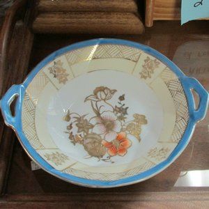 Antique NORITAKE Hand Painted Bowl Ornate Design Cottagecore Vintage